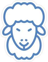 Sheep Vector Icon Style