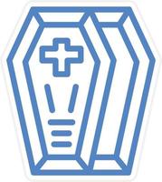 Coffin Vector Icon Style