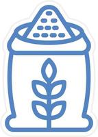 Flour Vector Icon Style