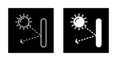 icono de vector de reflexión especular