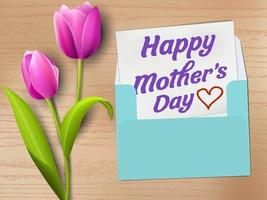A note with the words happy mother's day written on it