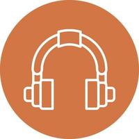 Headphones Vector Icon Design