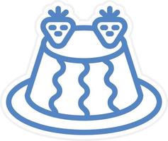 Pudding Vector Icon Style