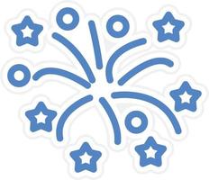 Firework Vector Icon Style