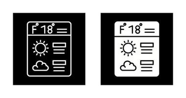 Forecast Vector Icon