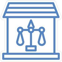 Property Law Vector Icon Style