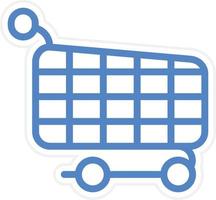 Trolley Vector Icon Style