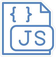 Javascript File Vector Icon Style