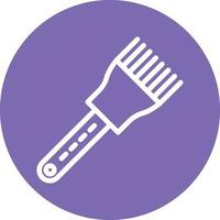 Basting Brush Vector Icon Design