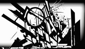 . . Street abstract graffiti art pattern. Psychology nind dreem. Inspired my Banksy street art. Graphic Art photo
