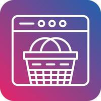 Ecommerce Webpage Vector Icon Design