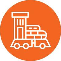 Locomotive Vector Icon Design