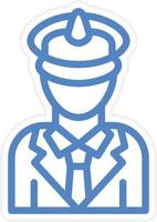 Captain Vector Icon Style