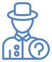 Outsider Vector Icon Style