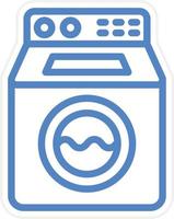 Washing Machine Vector Icon Style