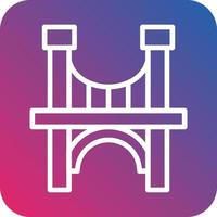 Bridge Vector Icon Design
