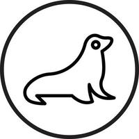 Seal Vector Icon Style