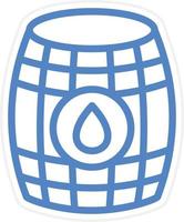 Barrel Vector Icon Style