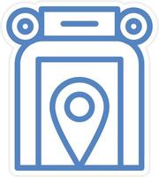 Street Location Vector Icon Style