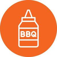 Bbq Sauce Vector Icon Design