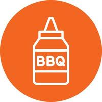 Bbq Sauce Vector Icon Design