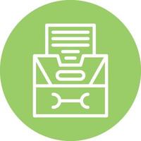 Filing Cabinet Vector Icon Design