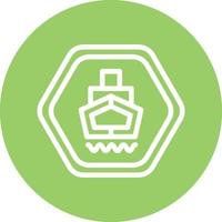 Dock Vector Icon Design