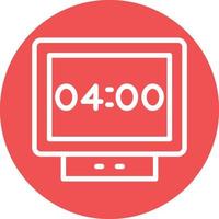 Digital Clock Vector Icon Design