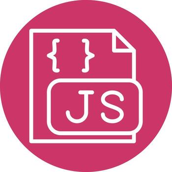 Javascript File Vector Icon Design
