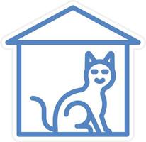 Pet House Vector Icon Style