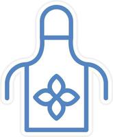 Apron Vector Icon Style
