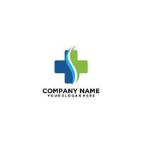 health care medical logo design template vector