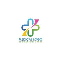 Health care medical logo design inspiration vector