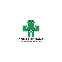 Health care medical logo design inspiration vector