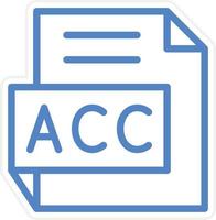 ACC Vector Icon Style