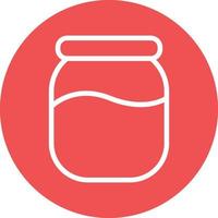 Honey Jar Vector Icon Design