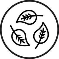 Leaf Recycle Vector Icon Style