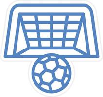 Football Goal Vector Icon Style