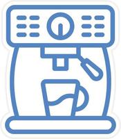 Coffee Maker Vector Icon Style