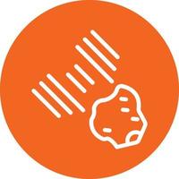 Meteorites Vector Icon Design