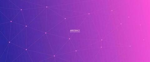 abstract colorful geometric background with triangle shape pattern and molecular vector