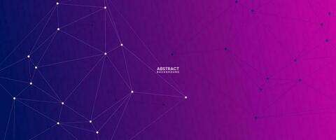 abstract colorful geometric background with triangle shape pattern and molecular vector