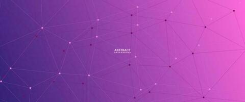 abstract colorful geometric background with triangle shape pattern and molecular vector