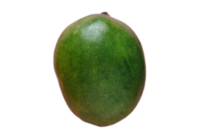 Green mango fruit isolated on a transparent background png