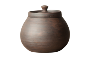 marron vase isolé sur une transparent Contexte png