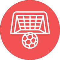 Football Goal Vector Icon Design