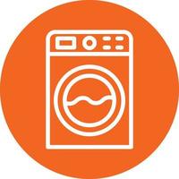 Washing Machine Vector Icon Design