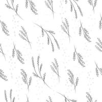 Delicate floral pattern with thin lines. High quality vector image.