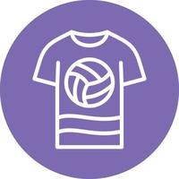 Sports Shirt Vector Icon Design