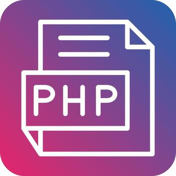 php vector icono diseño